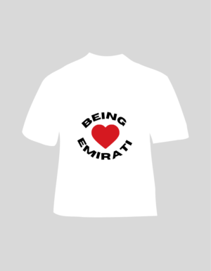 being emirati women t-shirt